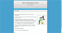 Desktop Screenshot of davetheinspectorguy.com